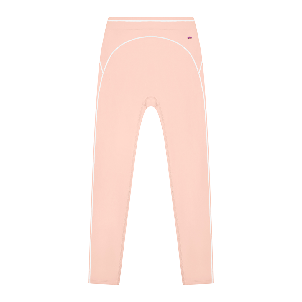 Topstitched Yoga Sports Bra & High-Rise Topstitched  Leggings Set