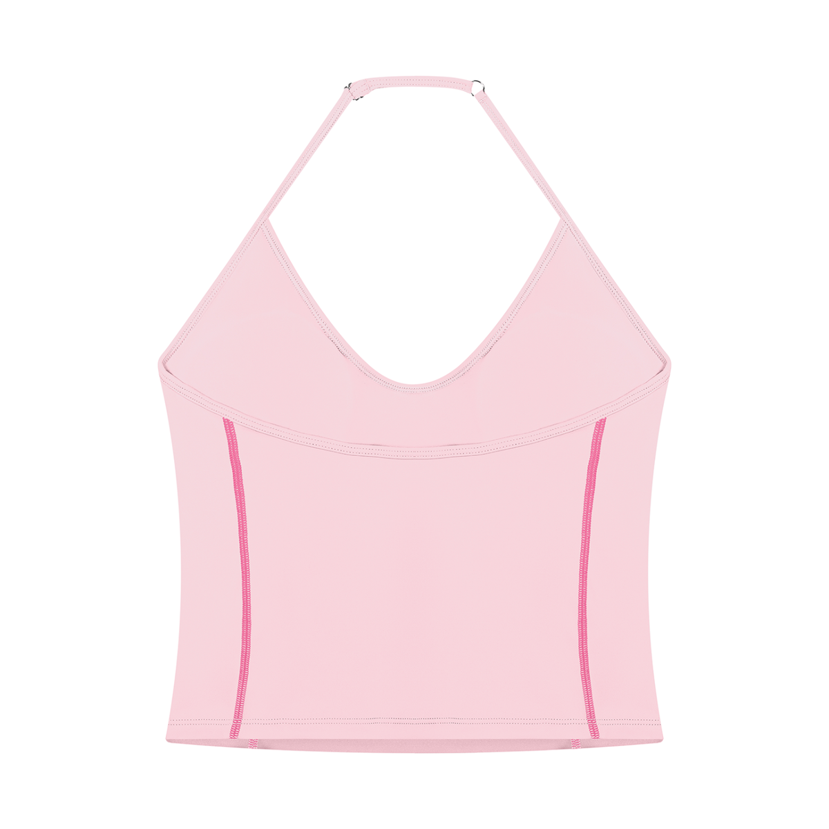 Halter Neck Yoga Tank Top & High Waisted Yoga Biker Shorts