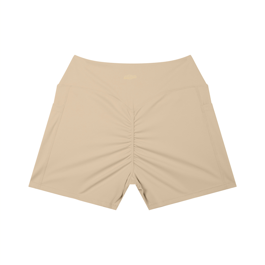 Full-Zip Sports Jacket & High-Rise Pocket Yoga Shorts Set