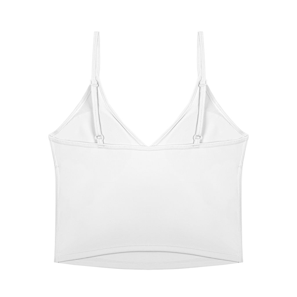 V-Neck Yoga Tank Top & High Waisted Yoga Biker Shorts Set