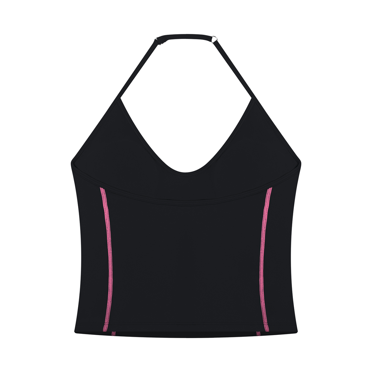 Halter Neck Yoga Tank Top & High Waisted Yoga Biker Shorts