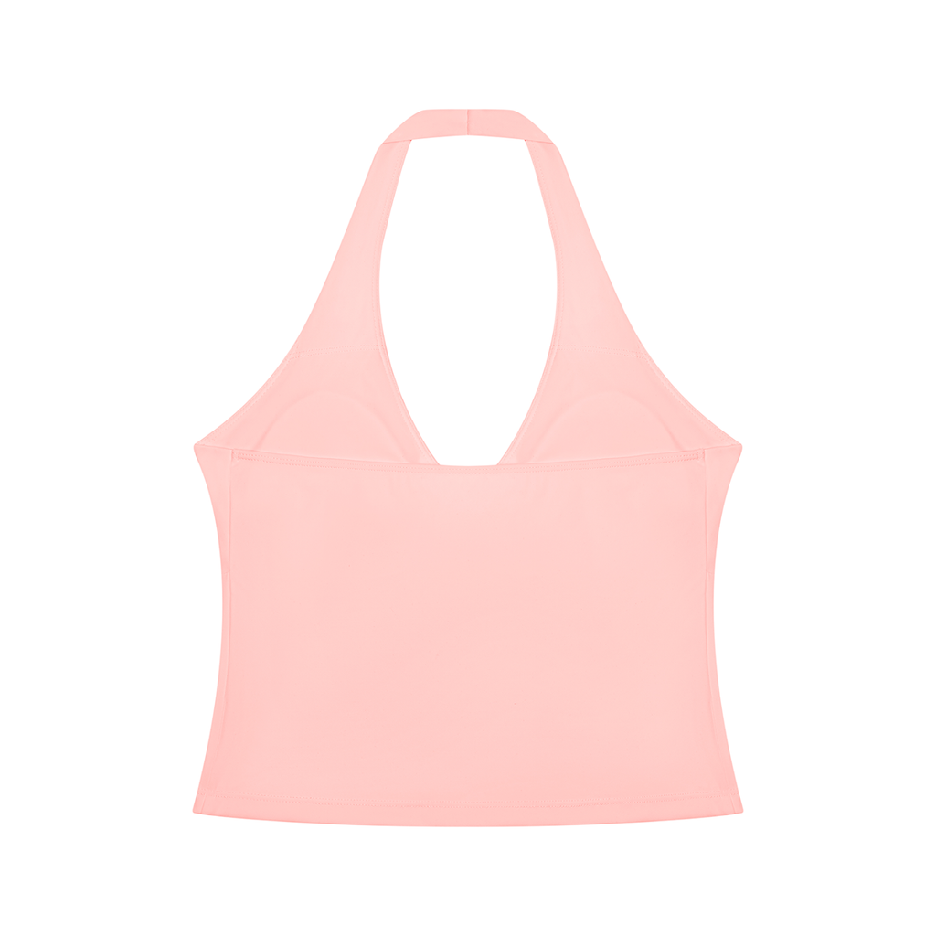 Ruched Halter Yoga Tank Top with Crop Yoga Sports Jacket & Leggings