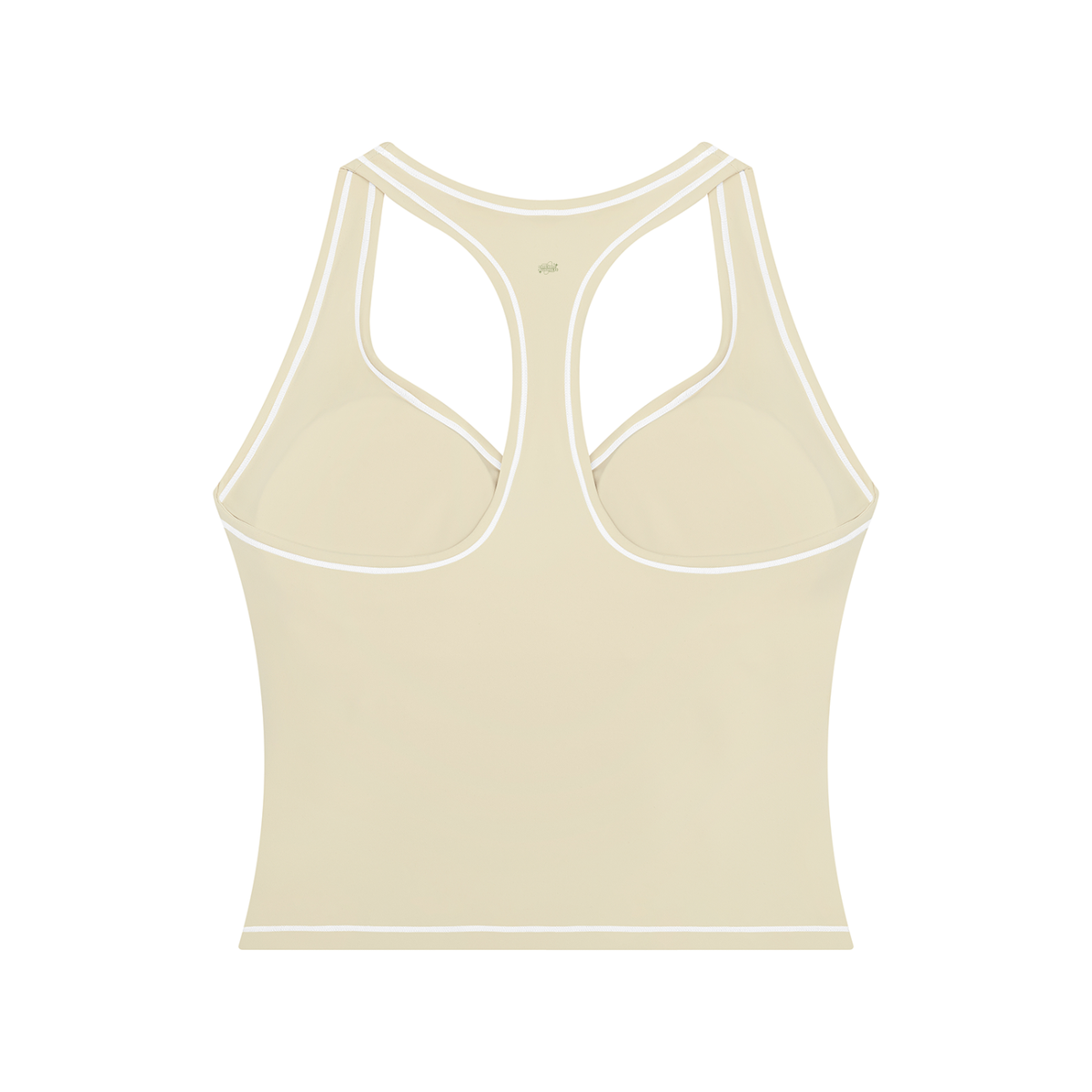 Topstitching Yoga Tank Top & High-Rise Flared Yoga Pants Set