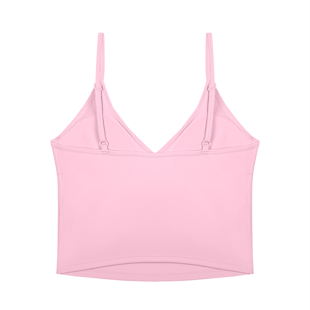 V-Neck Yoga Tank Top & High Waisted Yoga Biker Shorts Set