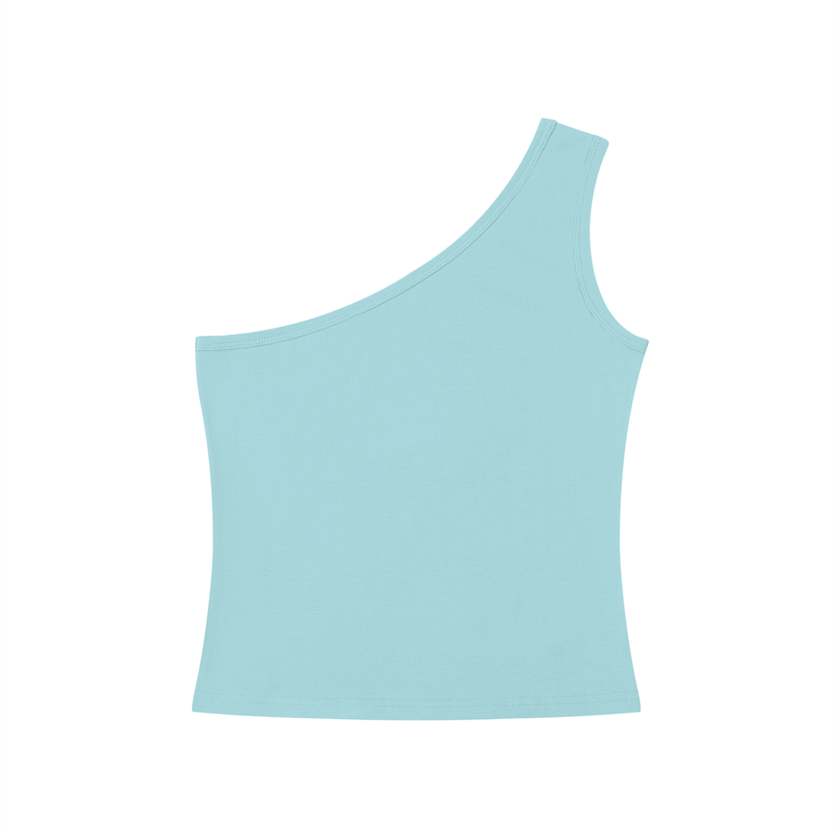 Dream World's  One-Shoulder Crop Tank Top