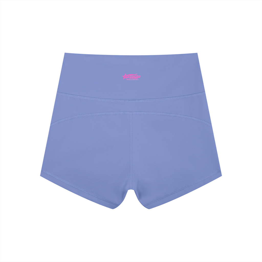 Cropped V-Neck Sports Bra & High-Waist Yoga Shorts Set