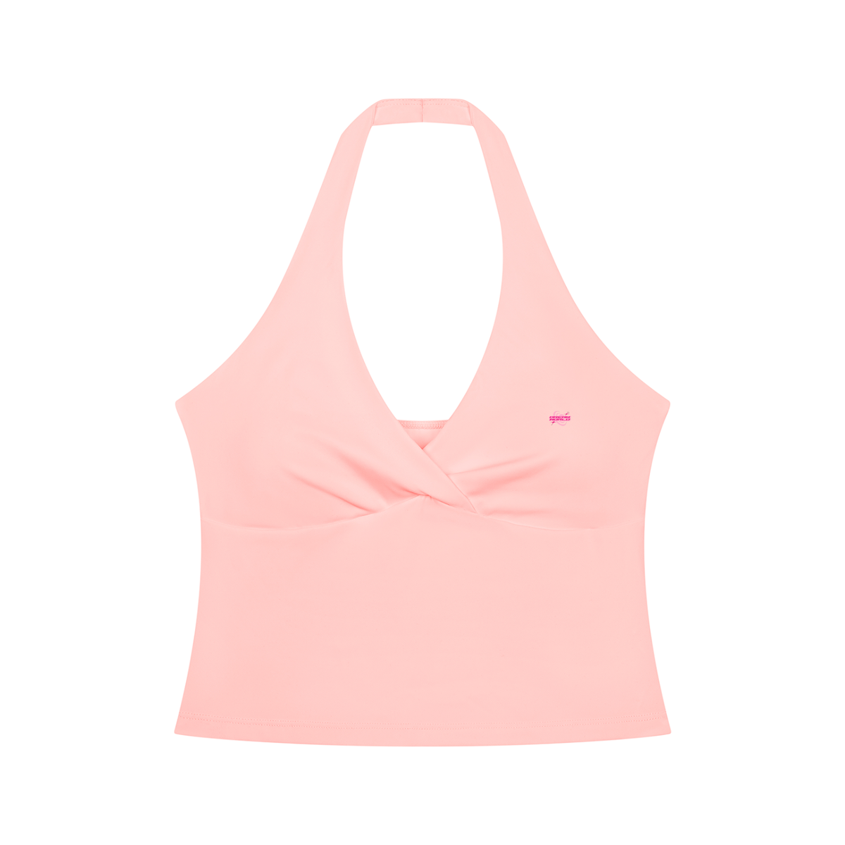 Ruched Halter Yoga Tank Top with Crop Yoga Sports Jacket & Leggings