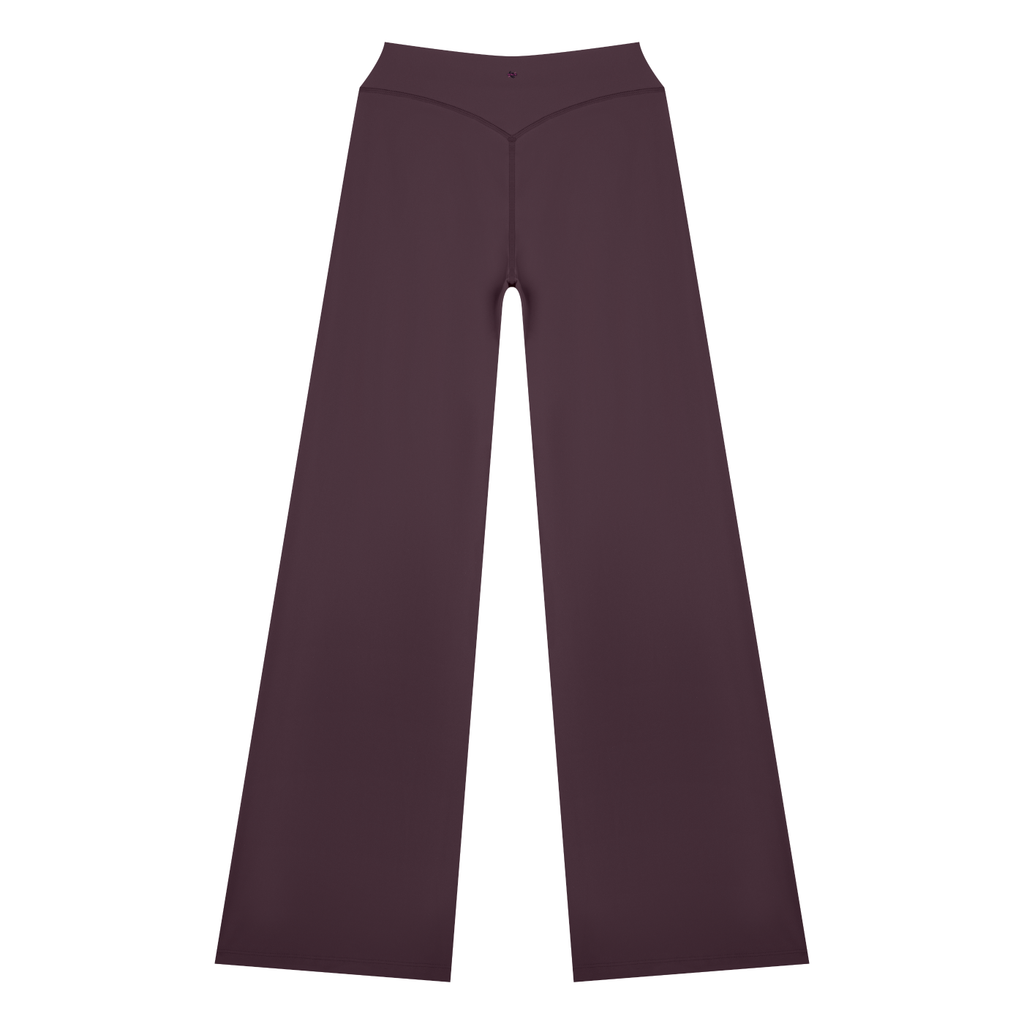 Yoga Cropped Tube Top & High-Rise Yoga Flare Pants Set