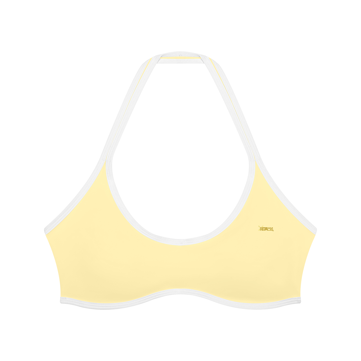 Halter Color Block Yoga Sports Bra & Color Block A-Line Skirt