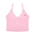 V-Neck Yoga Tank Top & High Waisted Yoga Biker Shorts Set