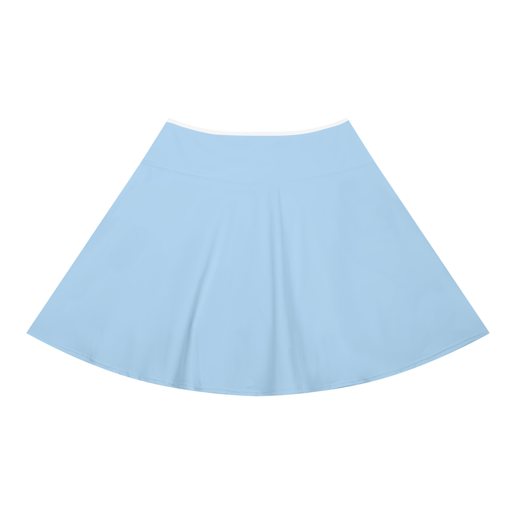 Halter Color Block Yoga Sports Bra & Color Block A-Line Skirt