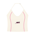 Halter Neck Yoga Tank Top & High Waisted Yoga Biker Shorts