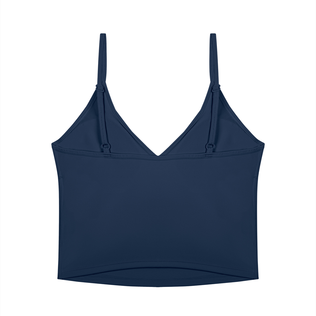 V-Neck Yoga Tank Top & High Waisted Yoga Biker Shorts Set