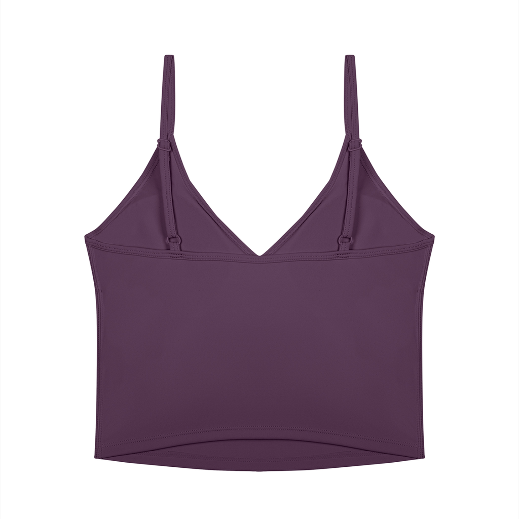 V-Neck Yoga Tank Top & High Waisted Yoga Biker Shorts Set