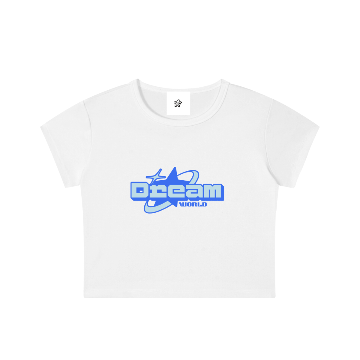 Dream World's Snow Washed Crop Top