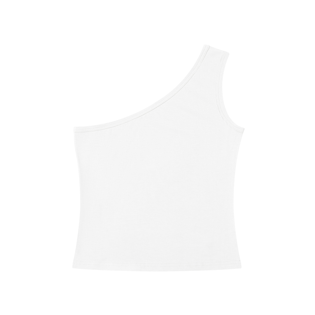 Dream World's  One-Shoulder Crop Tank Top