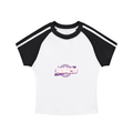 Dream World's Contrast Stripes Bodycon Raglan  Sleeve T-Shirt