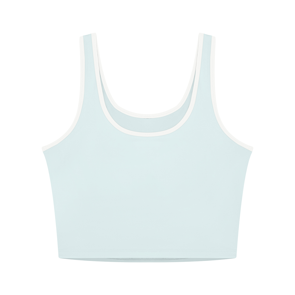 Dream World's Color Block Yoga Top & Ruched High Waisted Yoga Shorts Set