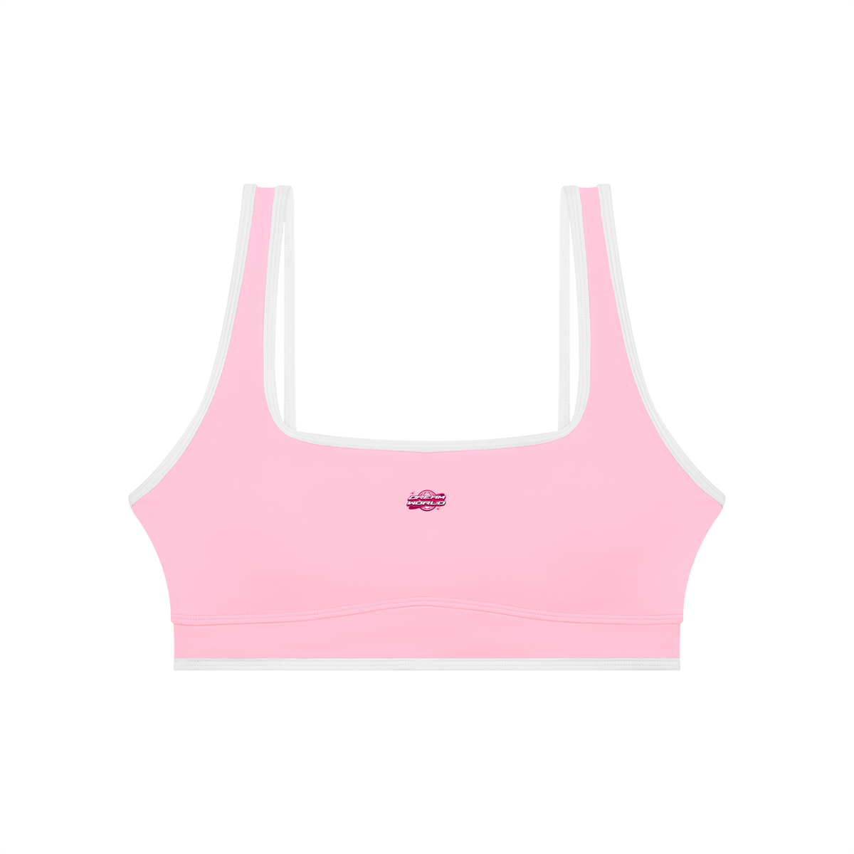 Dream World's Color Block Yoga Sports Bra & High-Rise Color Block Yoga Shorts Set
