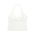 Ruched Halter Yoga Tank Top with Crop Yoga Sports Jacket & Leggings
