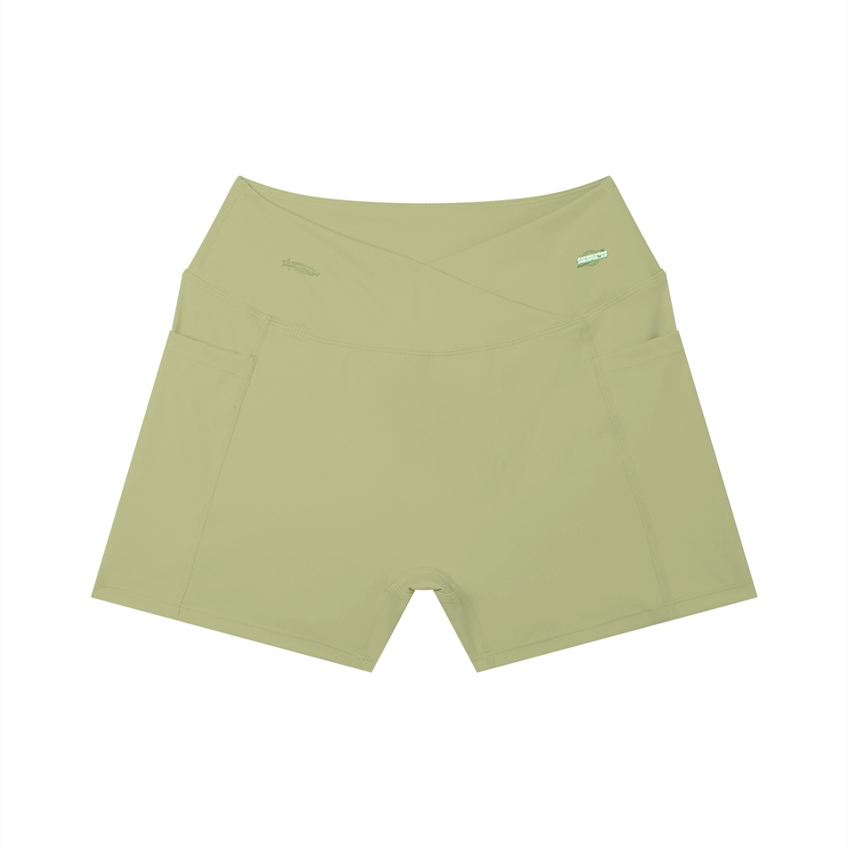 Full-Zip Sports Jacket & High-Rise Pocket Yoga Shorts Set