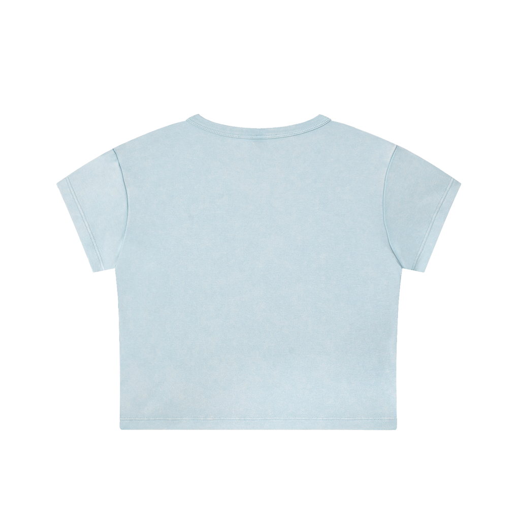 Dream World's Snow Washed Crop Top