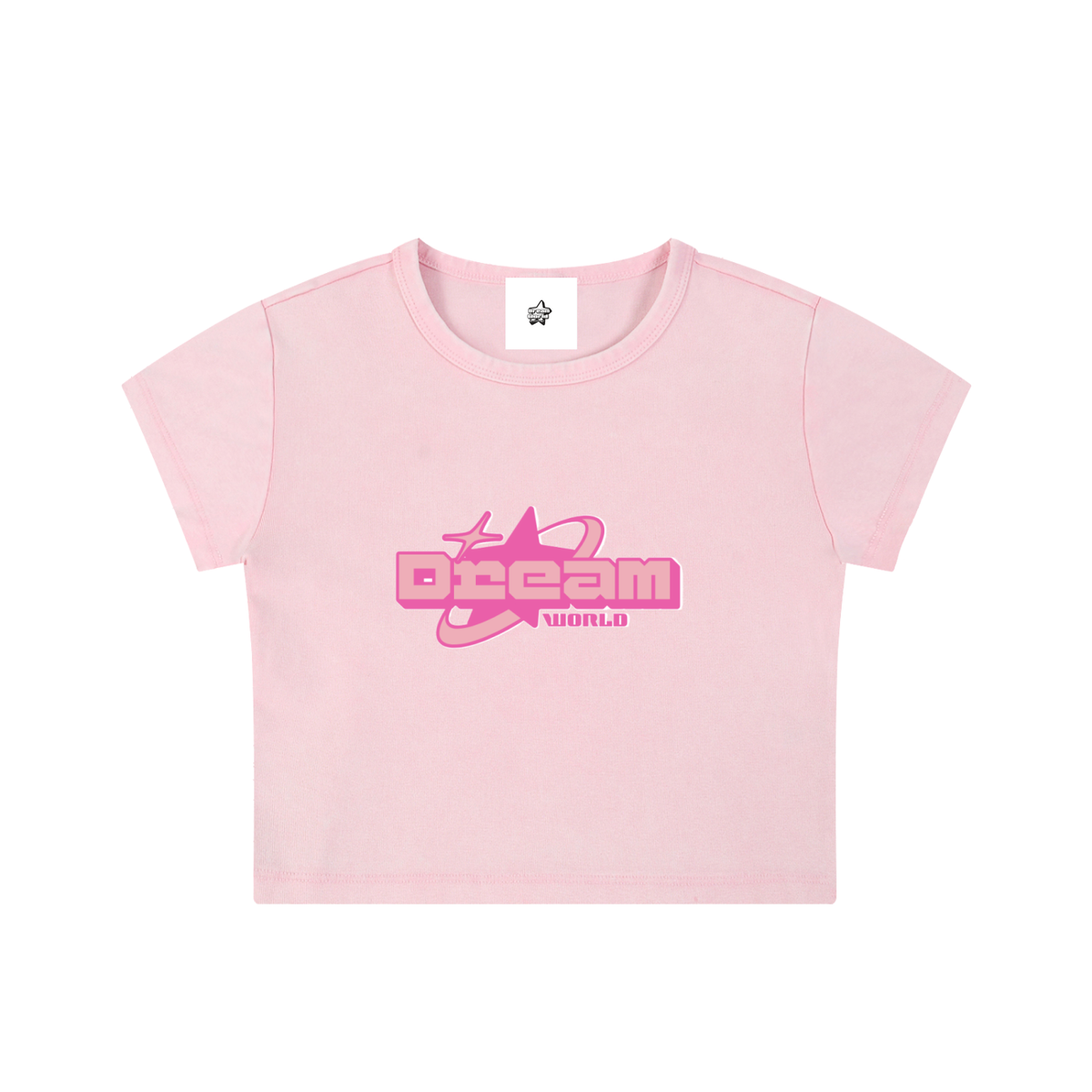 Dream World's Snow Washed Crop Top