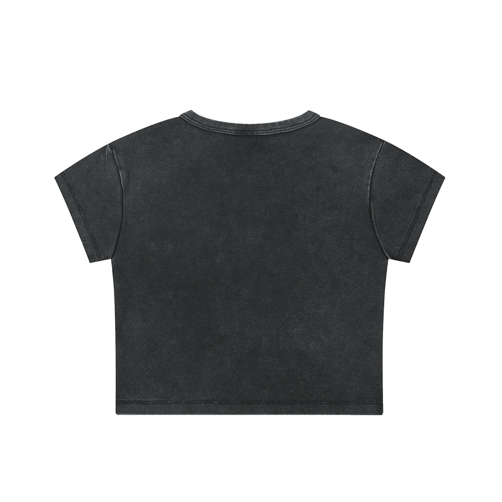 Dream World's Snow Washed Crop Top