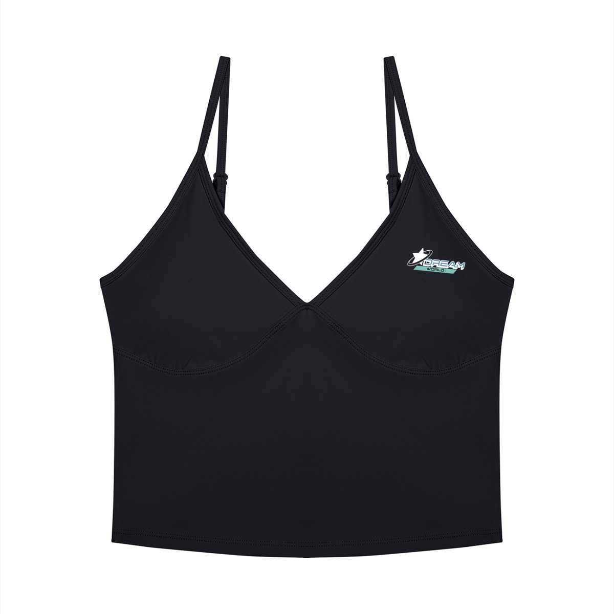 V-Neck Yoga Tank Top & High Waisted Yoga Biker Shorts Set