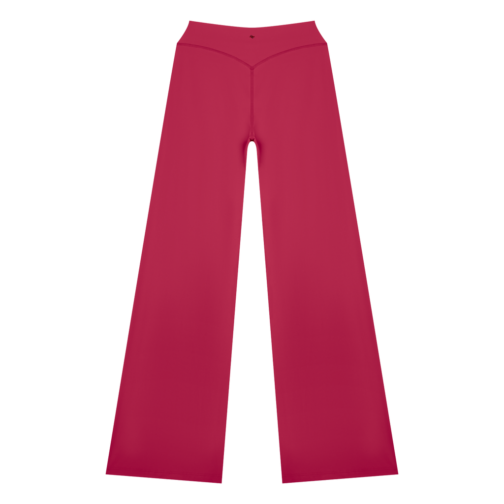 Yoga Cropped Tube Top & High-Rise Yoga Flare Pants Set